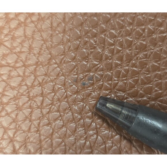 Vince Camuto Luck Tote Brown Black Leather Large Shoulder Bag Purse - Picture 8 of 11